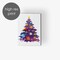 Space-Themed Christmas Greeting Cards Boxed Set – 24 Holiday Notecards Featuring Cosmic Tree Design, Perfect for Astronomy and Sci-Fi Lovers